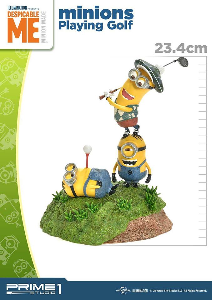 Prime 1 Studio PCFMINI-07 Despicable Me and Minions - Minions Playing Golf
