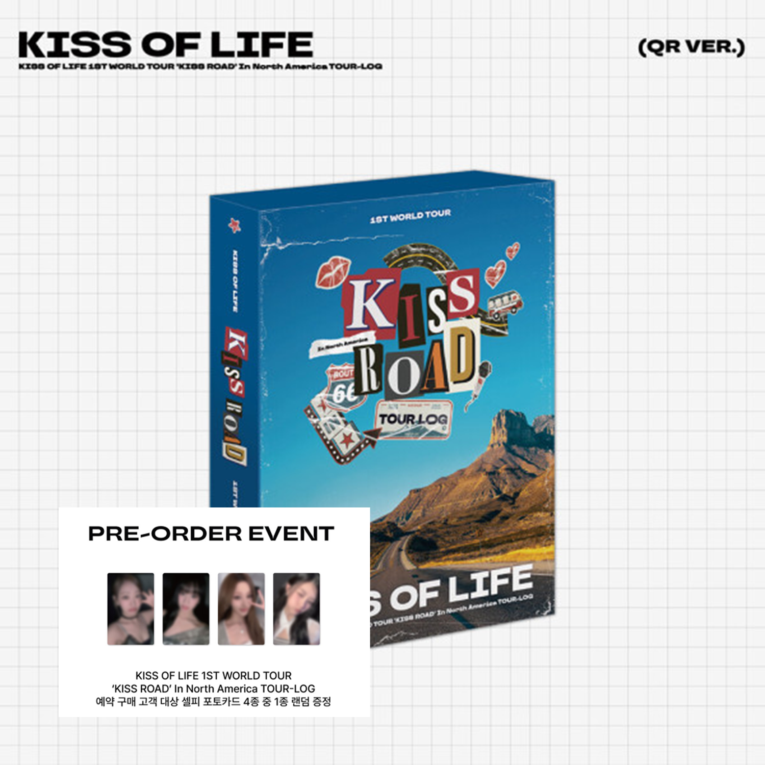 [PRE] KISS OF LIFE - 1ST WORLD TOUR KISS ROAD In North America TOUR-LOG