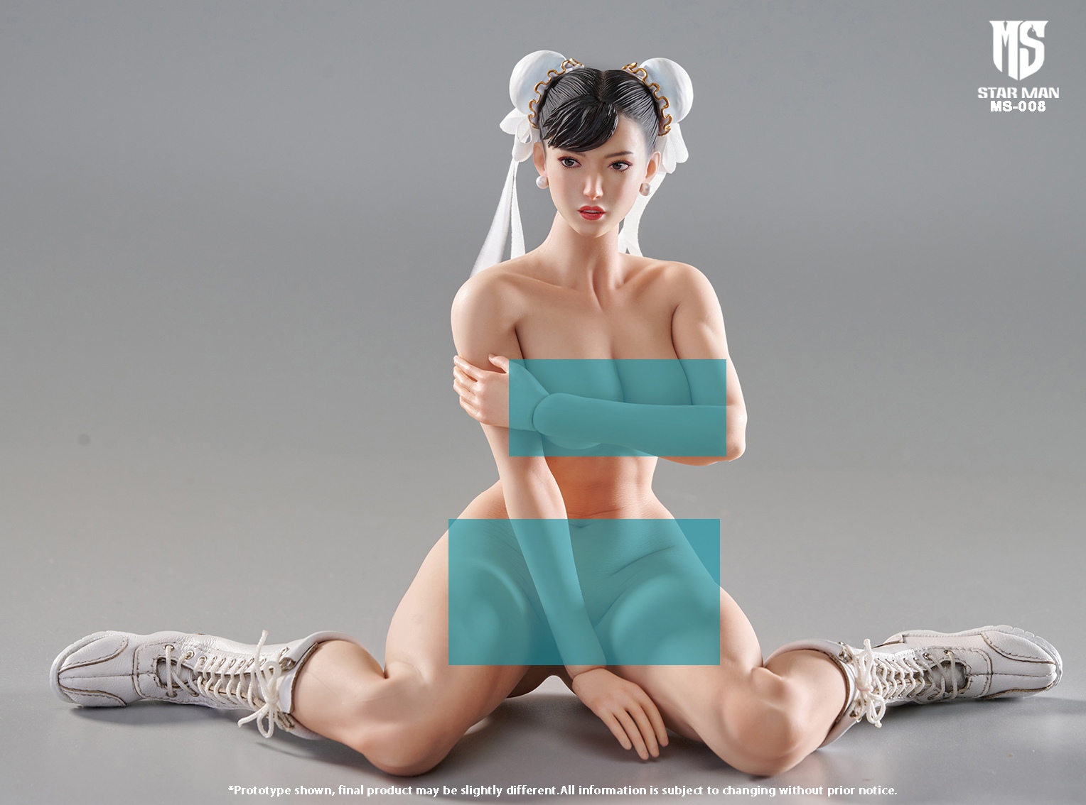 STAR MAN MS-008A Female fighter Chun-li (Blue Cheongsam Version)