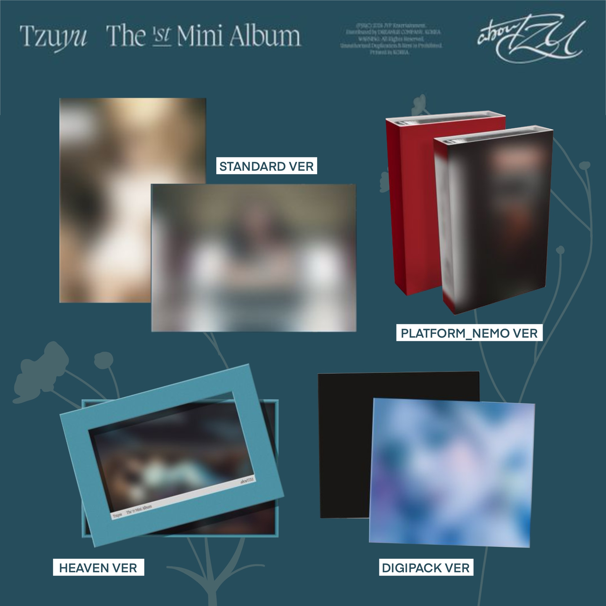 [รับกด+นำเข้าสินค้า] TZU (TWICE) - The 1st Mini Album abouTZU