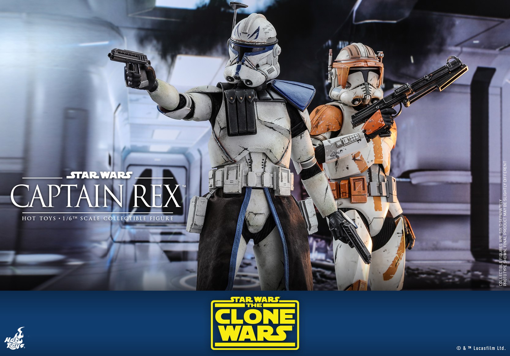 Hot Toys TMS018 Star Wars: The Clone Wars 1/6 Captain Rex