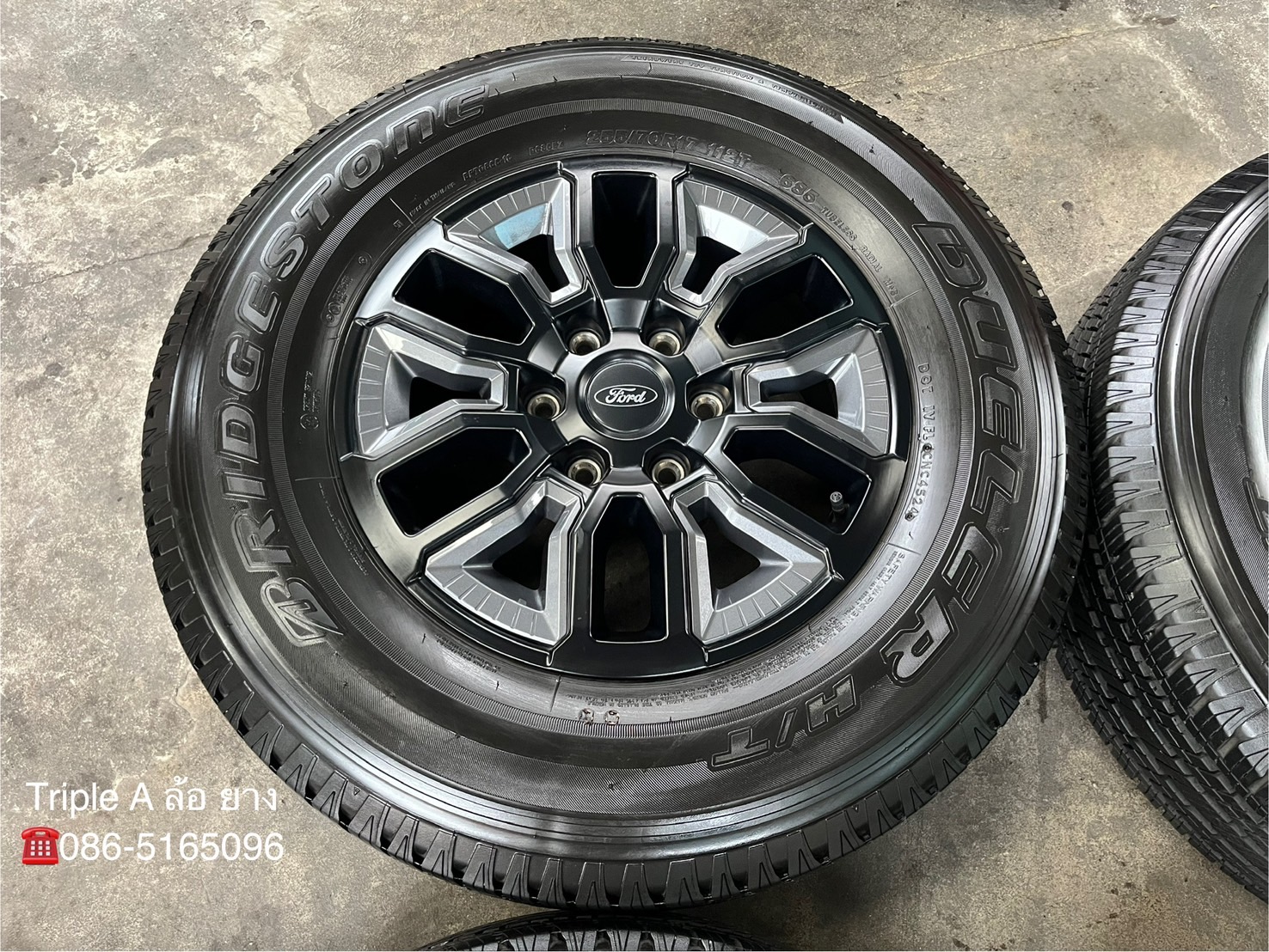 ✨ล้อแม็ก✨Ford Ranger XLS รุ่นใหม่ล่าสุด ขอบ 17 พร้อมยาง 255-70-17 Bridgestone♨️ปลายปี 24♨️
