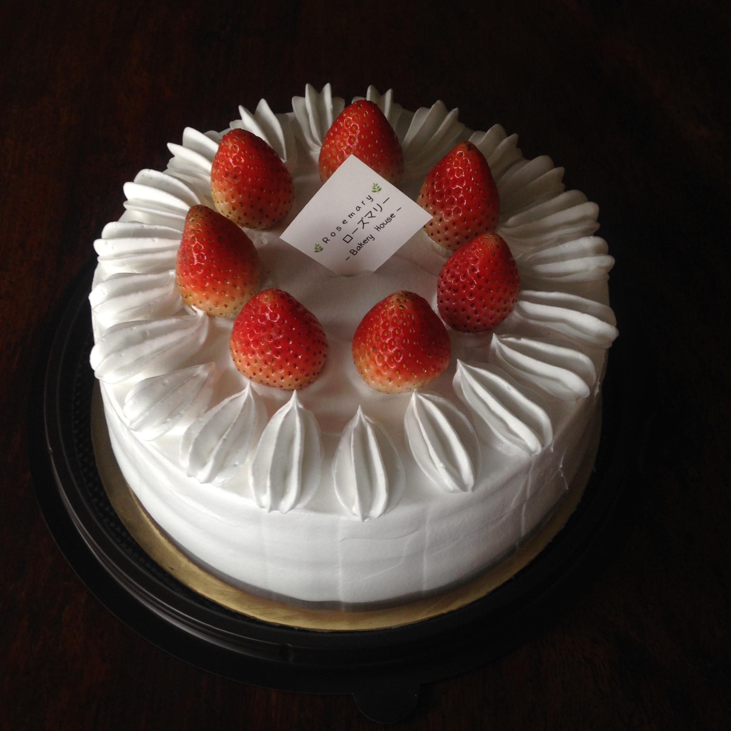 🍓 สตรอว์เบอร์รี่ชอร์ทเค้ก 🍓 (2 ปอนด์) Angel Strawberries ShortCake (2 Pound / 7" x 7") 3 ชั้น