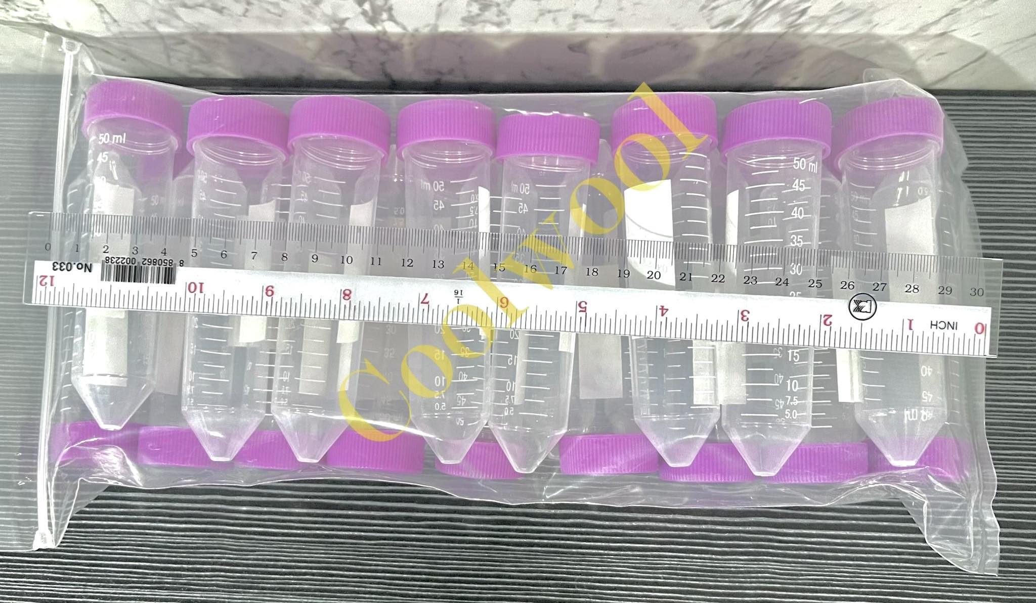 Centrifuge tube sterile 50ml (25/pkg)-Lab Medic หลอดปั่นเหวี่ยง 50 ml
