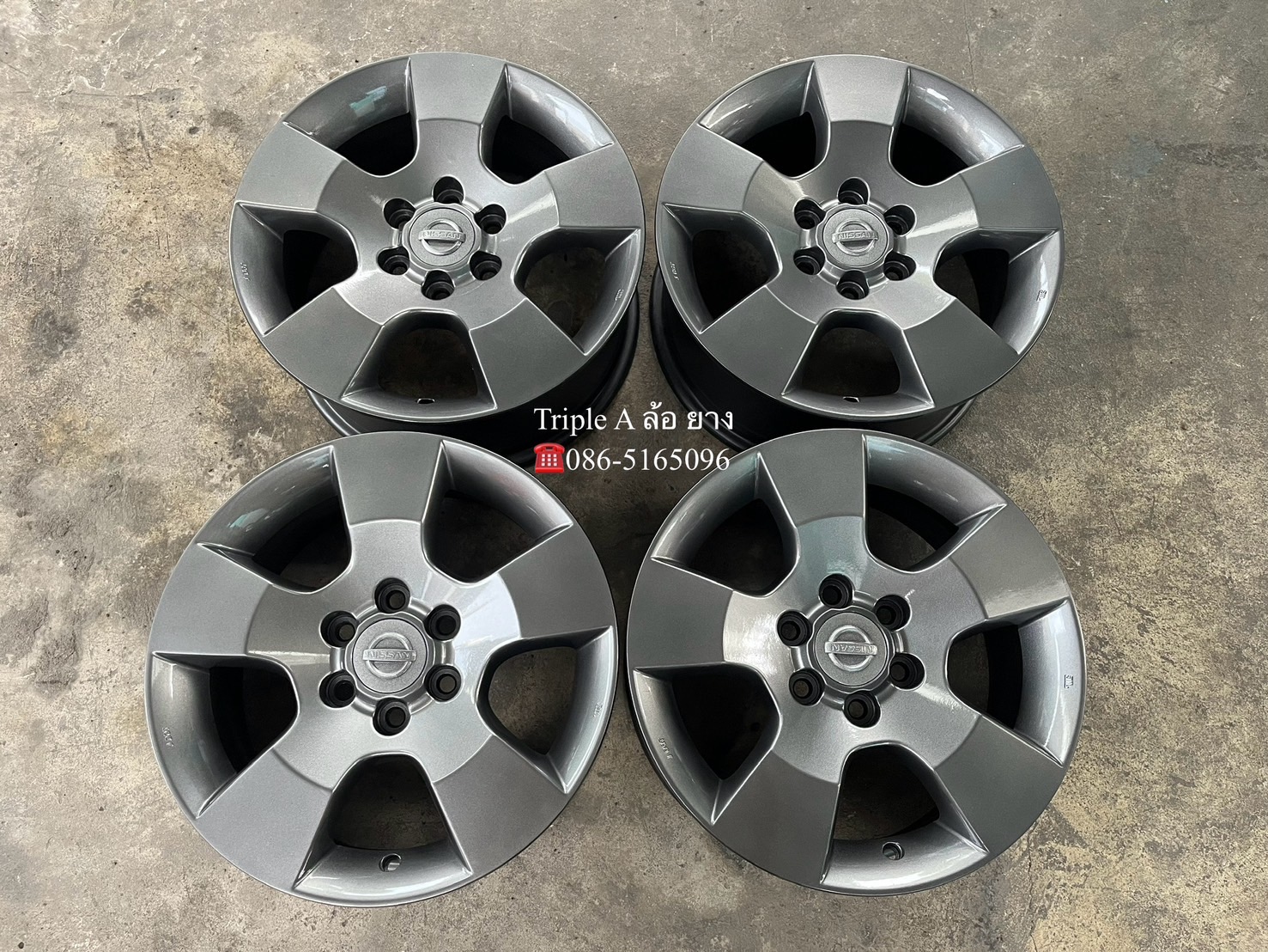 ✨ล้อแม็ก 6รู114✨Nissan Navara ขอบ 16 สีไฮเปอร์💖สวยกริ๊บ💖