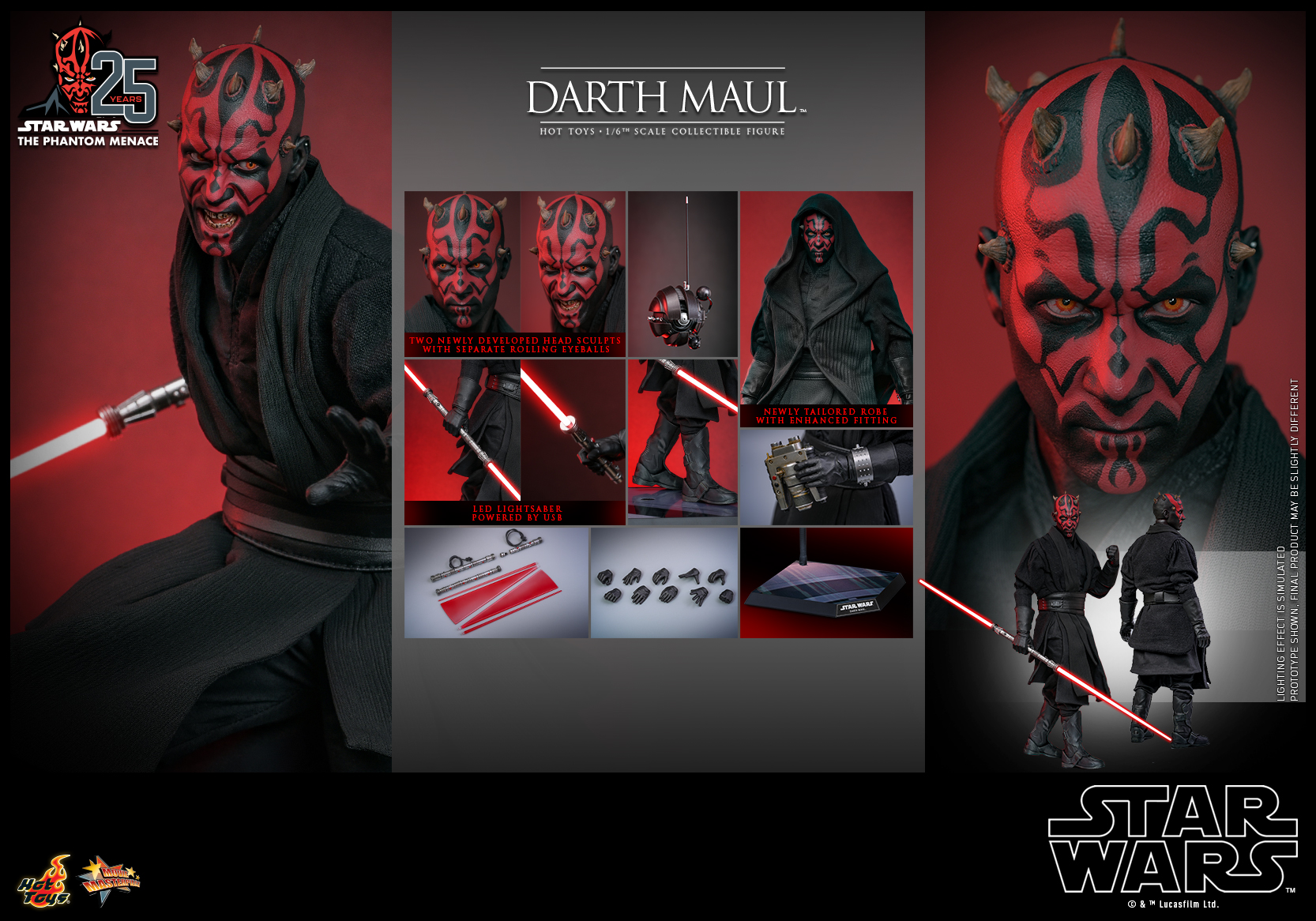 Hot Toys MMS748 Star Wars Episode I: The Phantom Menace™ - Darth Maul™