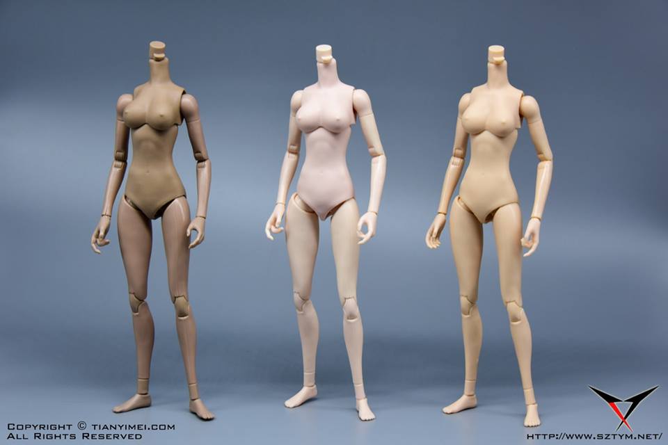 Technic Toys 1/6 Female body “Mermaid Posture” single pack(Non Boxed)3 colours