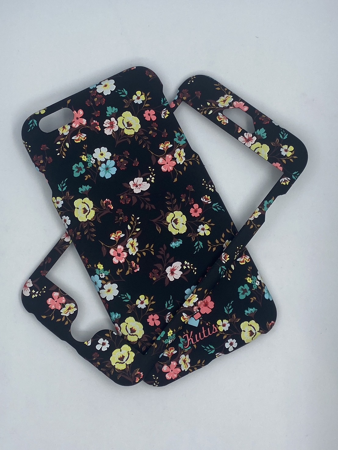 เคสคูทิส(Kutis)เคสไอโฟน6พลัส,6Sพลัส(ลายดอกไม้หลากสี)มาใหม่ เคสประกบหน้า-หลัง เคสเรืองแสง เคสลายวินเทจ ร้านSuperhero Klongthom