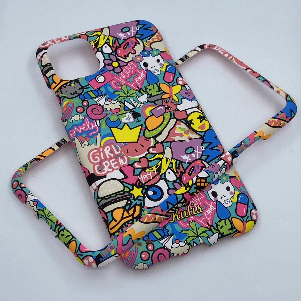 เคสคูทิส(Kutis)เคสไอโฟน11MAX(ลายStreet)มาใหม่ เคสประกบหน้า-หลัง เคสเรืองแสง เคสลายวินเทจ ร้านSuperhero Klongthom