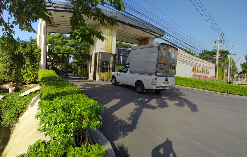 หินธรรมชาติ Silver Grey รีวิวจัดส่ง ม.มาวิสต้า เพรสทีส วิลเลจ กรุงเทพกรีฑา