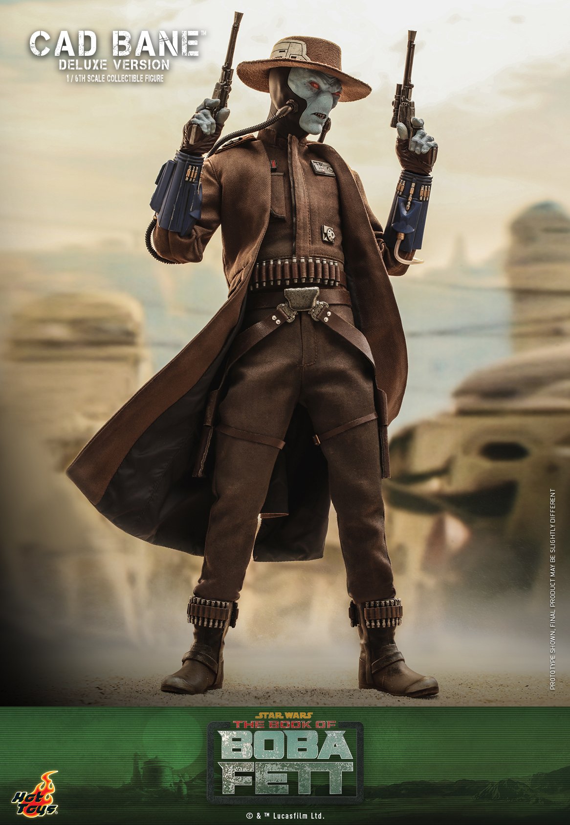 Hot Toys TMS080 1/6 Star Wars: The Book of Boba Fett™ - Cad Bane™ (Deluxe Version)
