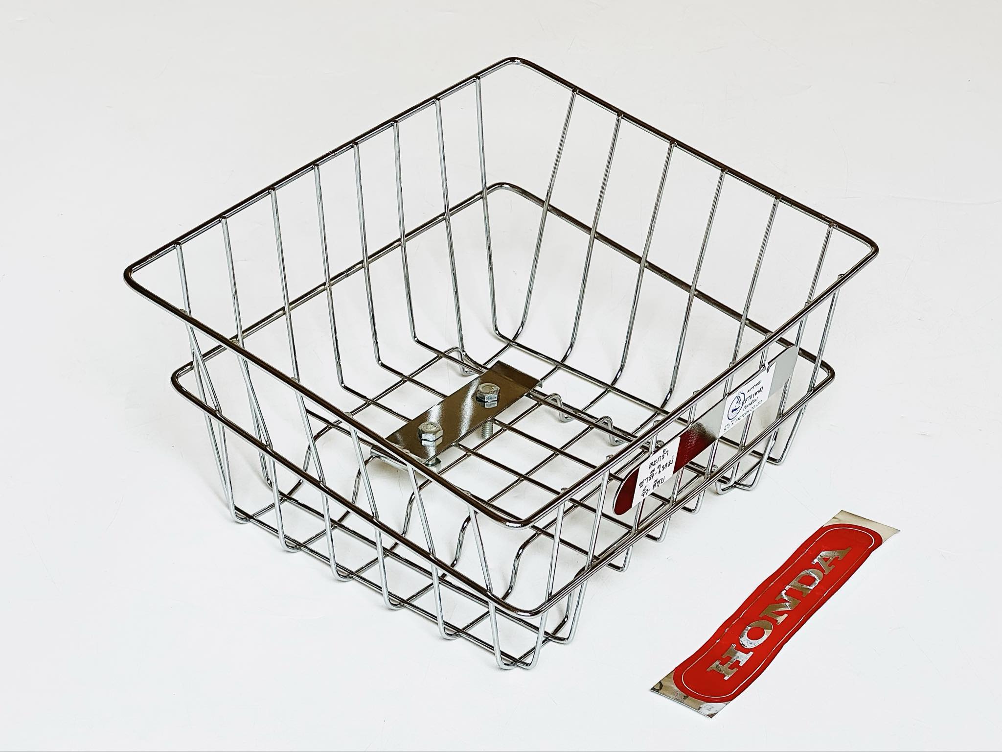 ตะกร้าหน้าชาลี มอเตอร์ไซด์ชาลี ทรงจิ๋ว ชุบ เรือใบ A16