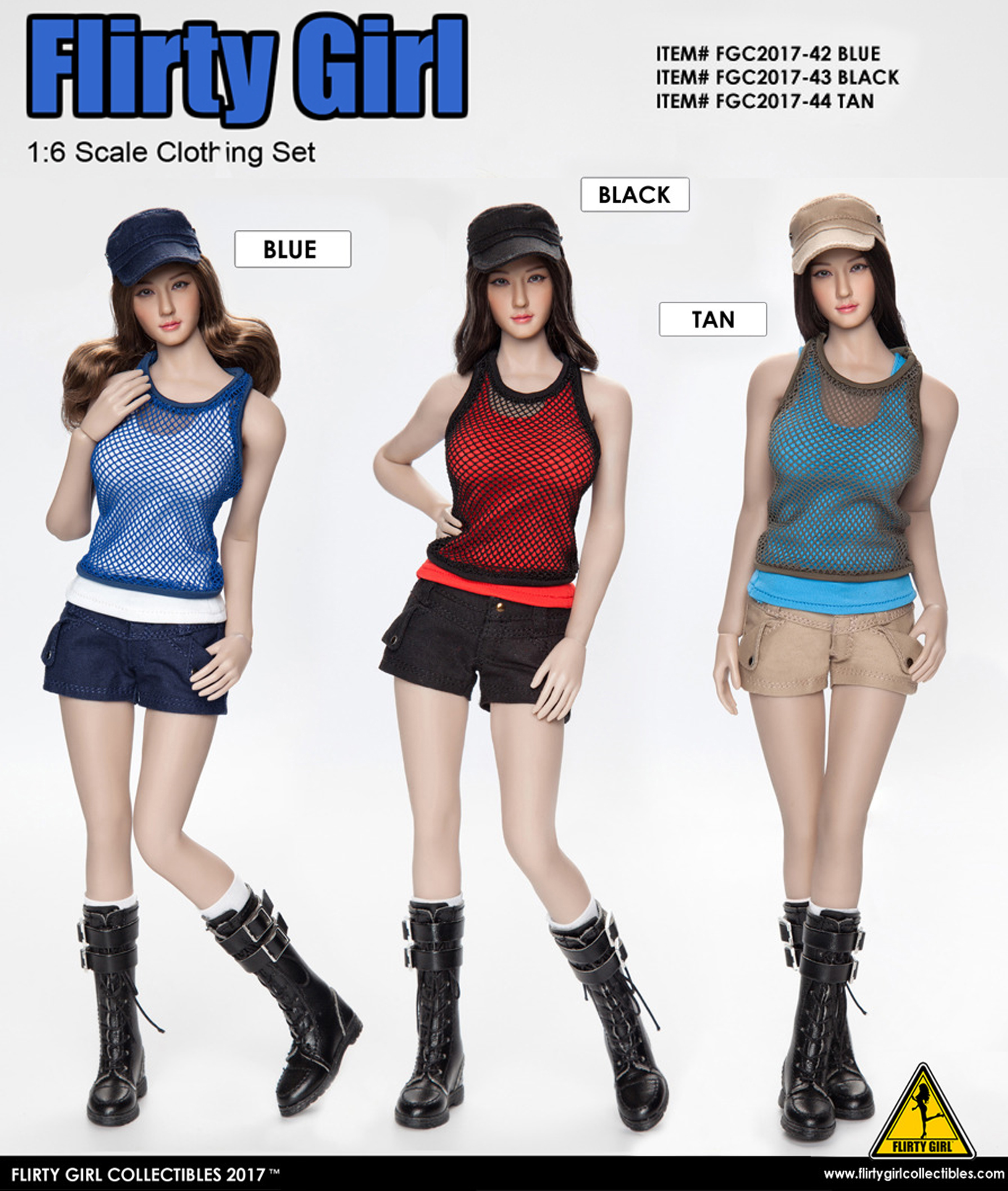 FGC2017-42 Combat Short Fashion Clothing set (BLUE)