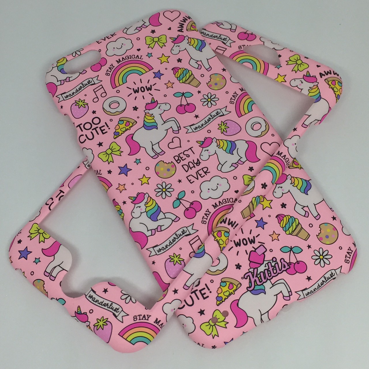 เคสคูทิส(Kutis)ไอโฟน6พลัส,6Sพลัส(ลายยูนิคอร์นอวบWOW)มาใหม่ เคสประกบหน้า-หลัง เคสเรืองแสง เคสลายวินเทจ ร้านSuperhero Klongthom