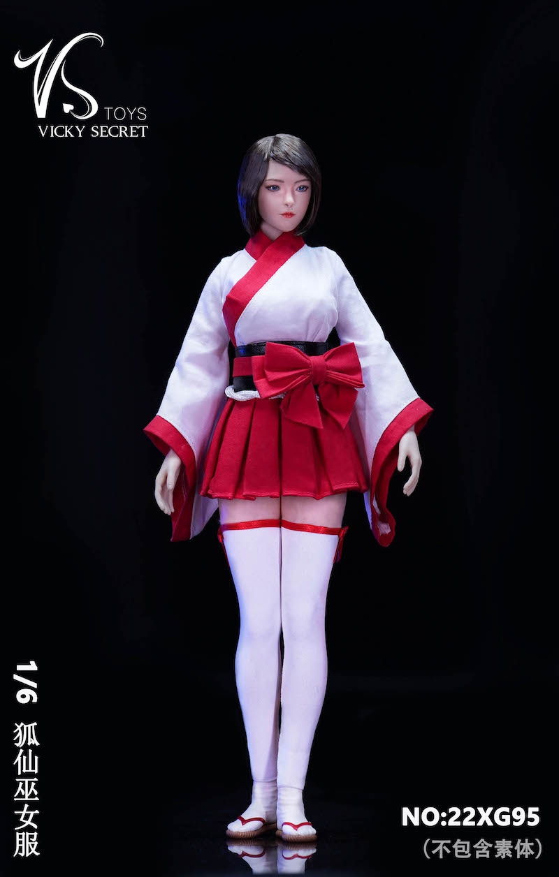 VSTOYS 22XG95 1/6 Fox Fairy Miko Costume Elevator
