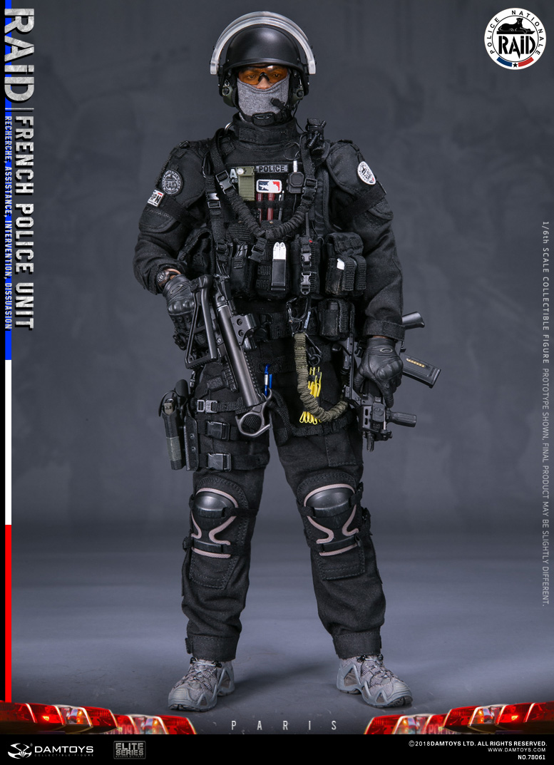 DAMTOYS No.78061 FRENCH POLICE UNIT - RAID IN PARIS