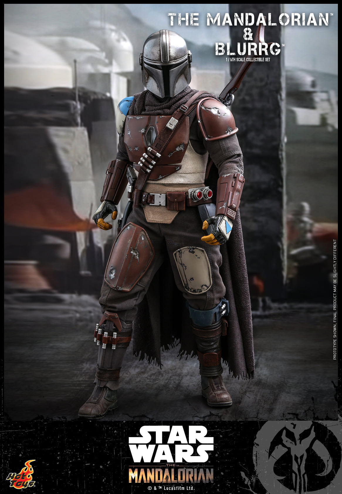 Hot Toys TMS046 1/6 Star Wars: The Mandalorian™ - Mandalorian™ & Blurrg™