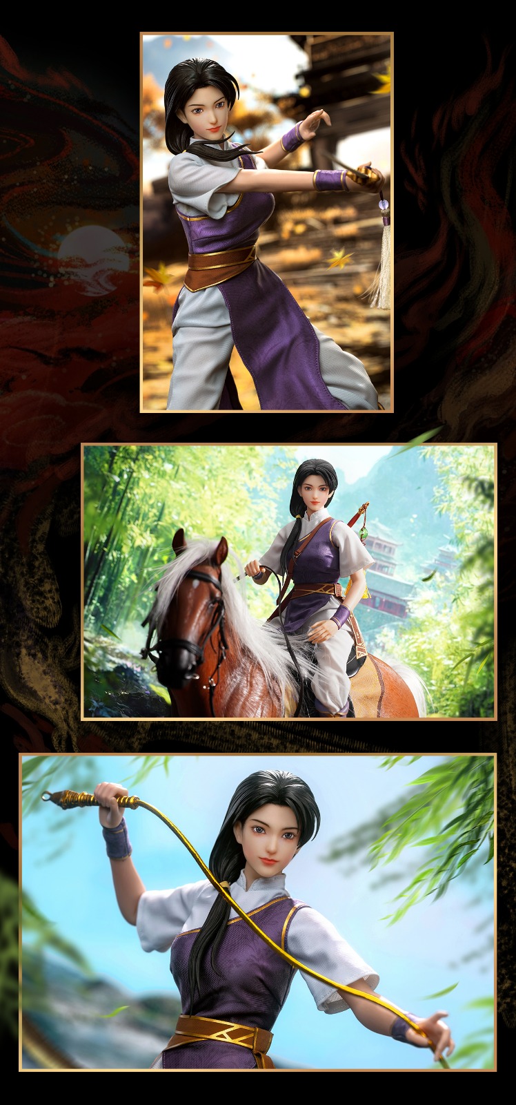 Huwan HW TOYS HW-LY01A Legend of Sword and Fairy Lin Yueru (Moon-Watching Version)