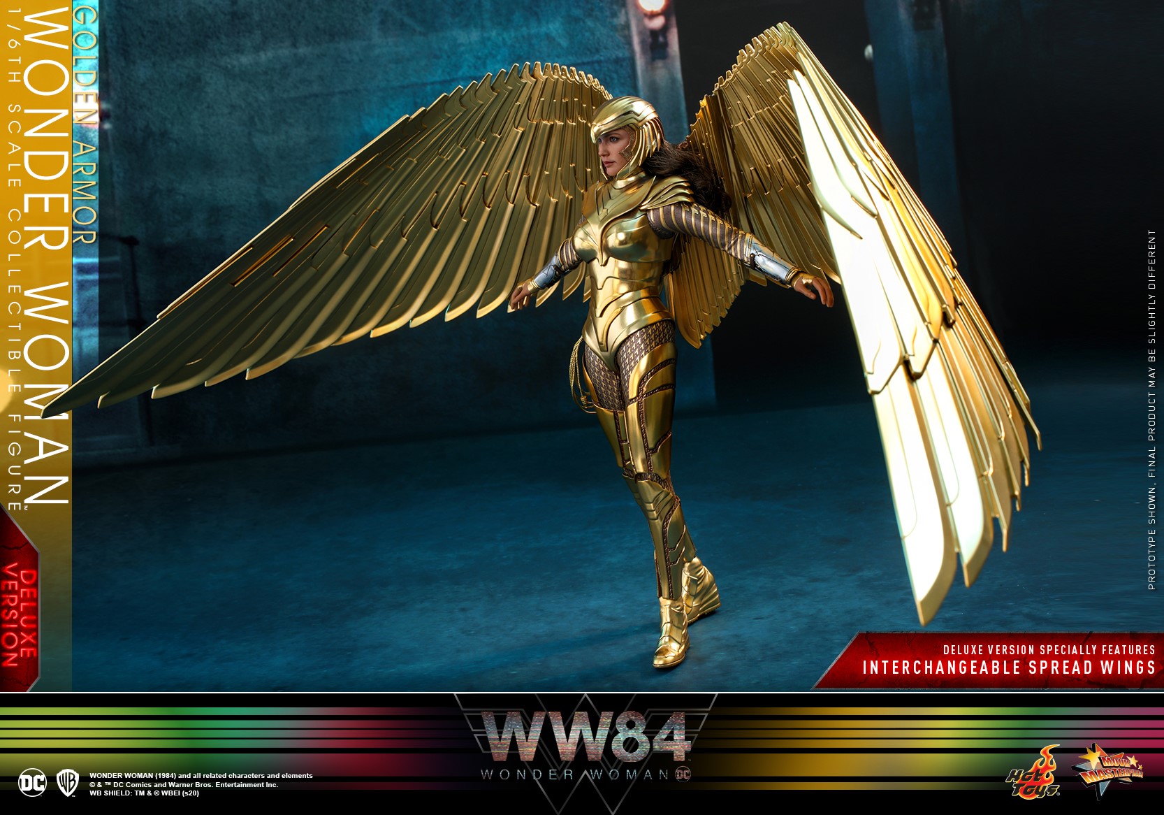 Hot Toys MMS578 1/6 Wonder Woman 1984 - Golden Armor Wonder Woman (Deluxe Version)