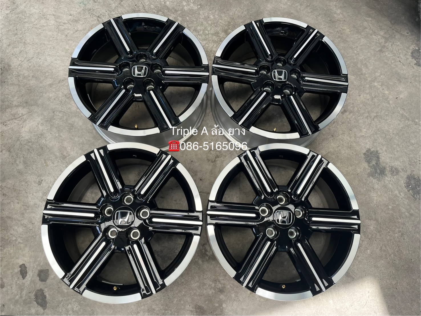 ✨ล้อแม็กป้ายแดง✨Honda HRV รุ่นใหม่ล่าสุด ขอบ 17 ดำหน้าเงา💖สวยกริ๊บ💖