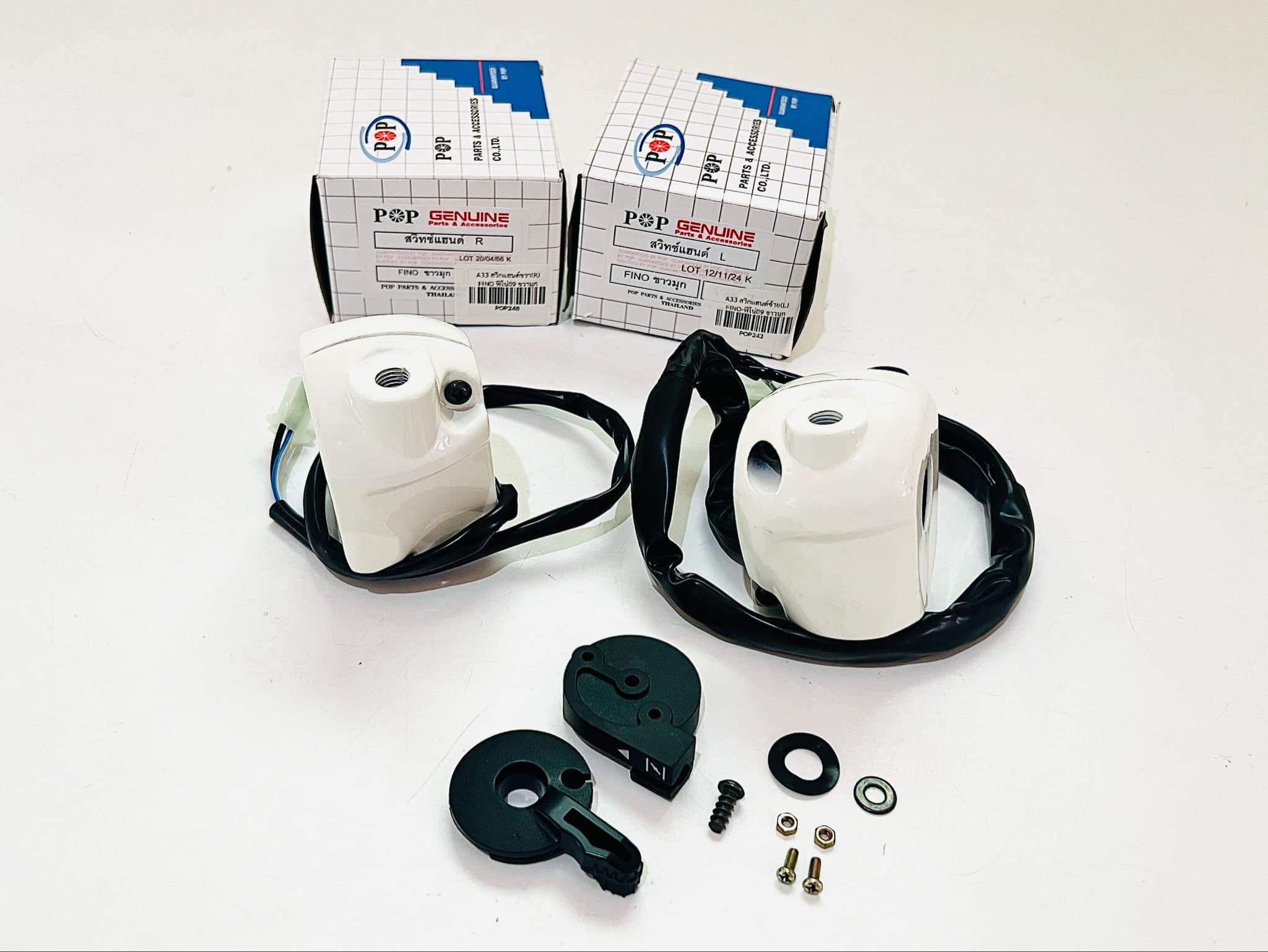 สวิทแฮนด์ ฟีโน่ Fino ซ้าย+ขวา สตาร์ทเท้า 1 คู่ เลือกสีได้เลย A33