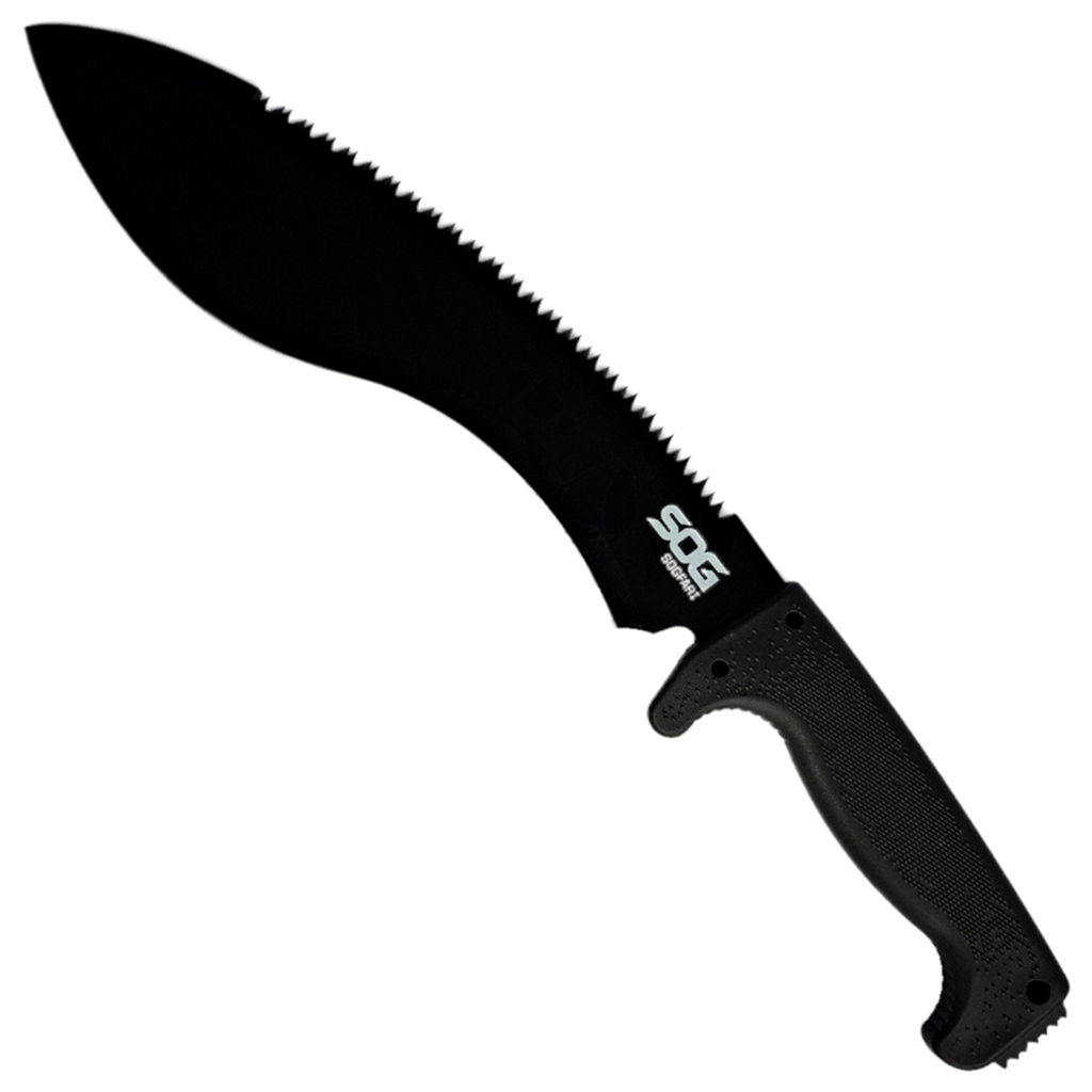 มีดใบตาย มีดกุรข่า SOG Sogfari Kukri Machete ขนาด 18.3 นิ้ว (46.5 ซม.) พร้อมซองผ้าไนล่อนร้อยเข็มขัดสำหรับเก็บมีด