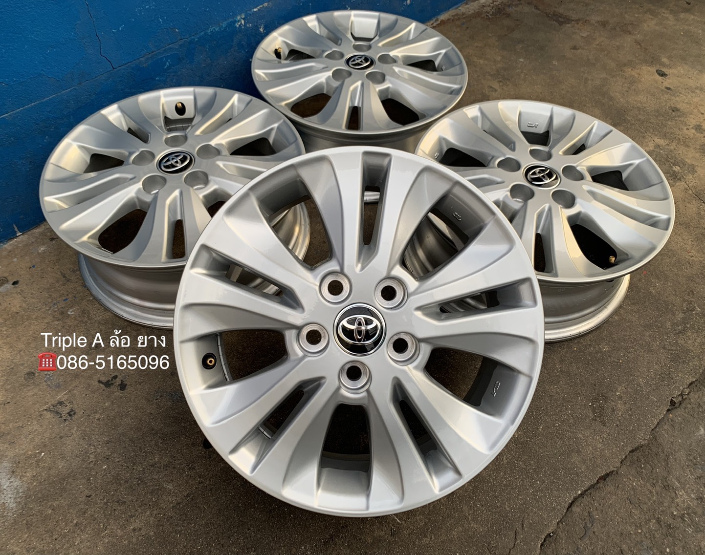✨ล้อแม็กป้ายแดง✨5รู114 Toyota Revo ขอบ 16 สวยกริ๊บ 🚘ใส่กับ Revo ,Vigo 5รู114 ได้เลย