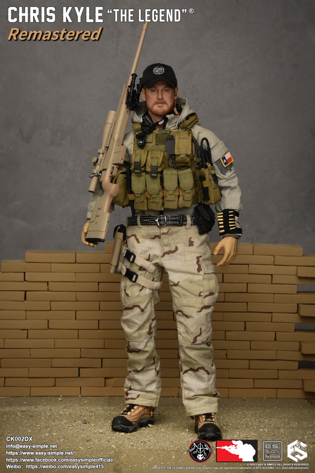 BlackOpsToys X Easy&Simple ES CK002DX Chris Kyle "The Legend" Remastered (Deluxe Version)
