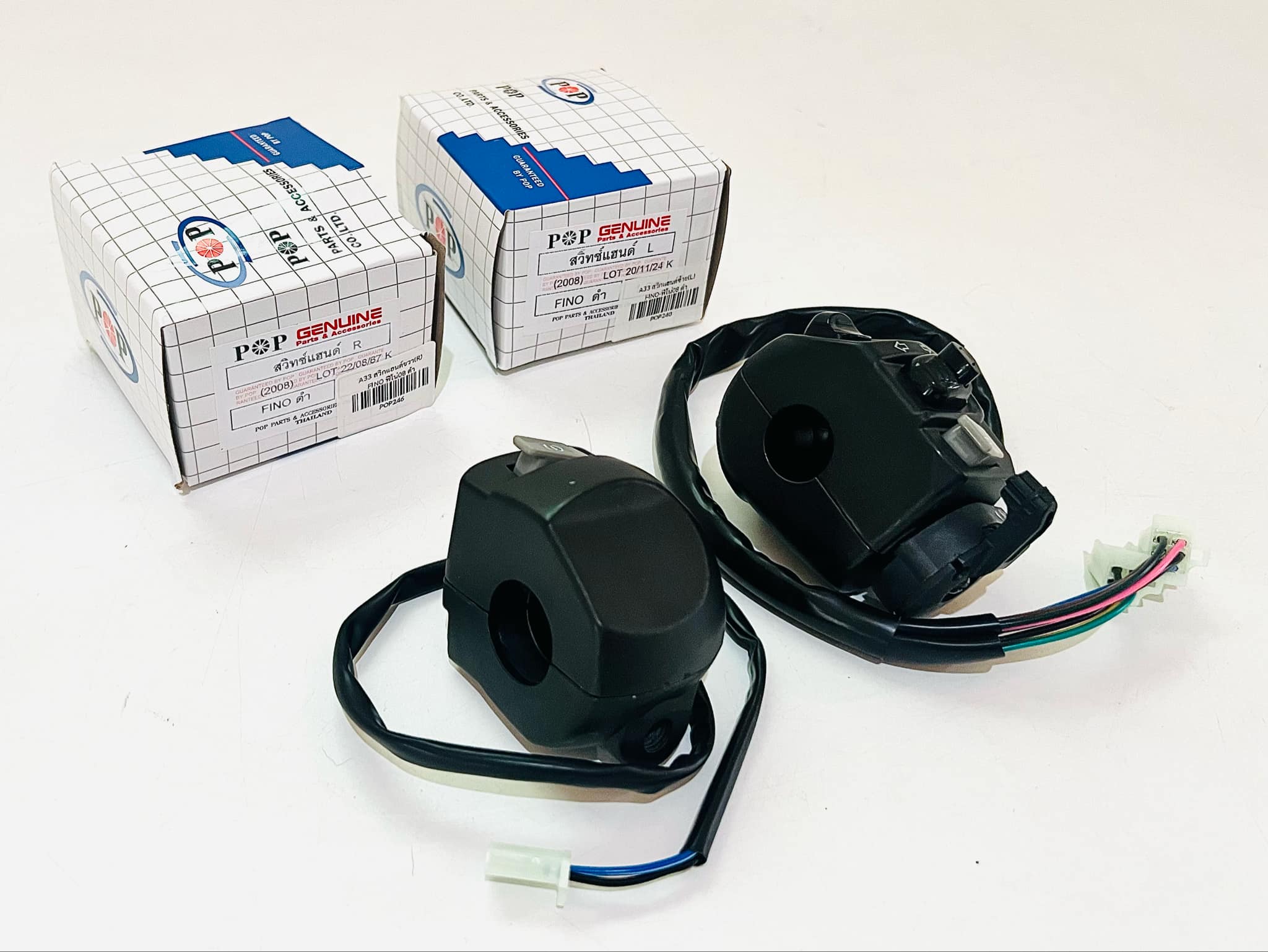 สวิทแฮนด์ ฟีโน่ Fino ซ้าย+ขวา สตาร์ทเท้า 1 คู่ เลือกสีได้เลย A33