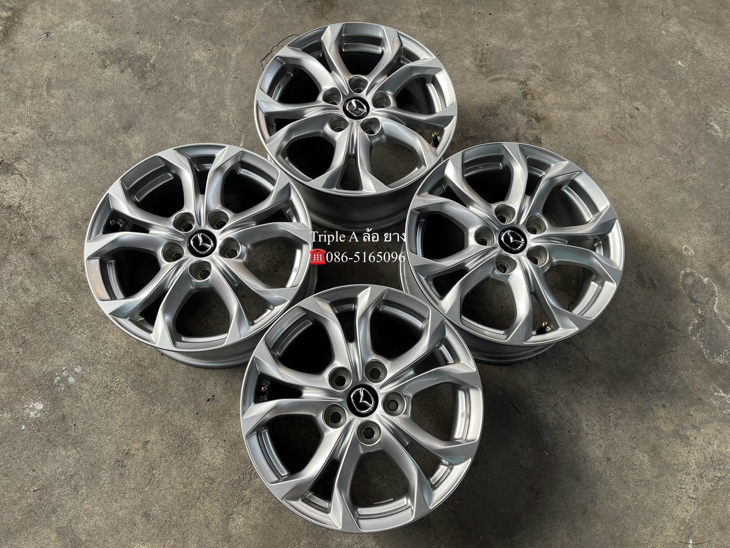 ✨ล้อแม็ก 5รู114✨Mazda CX3 รุ่นใหม่ล่าสุด ขอบ 16
