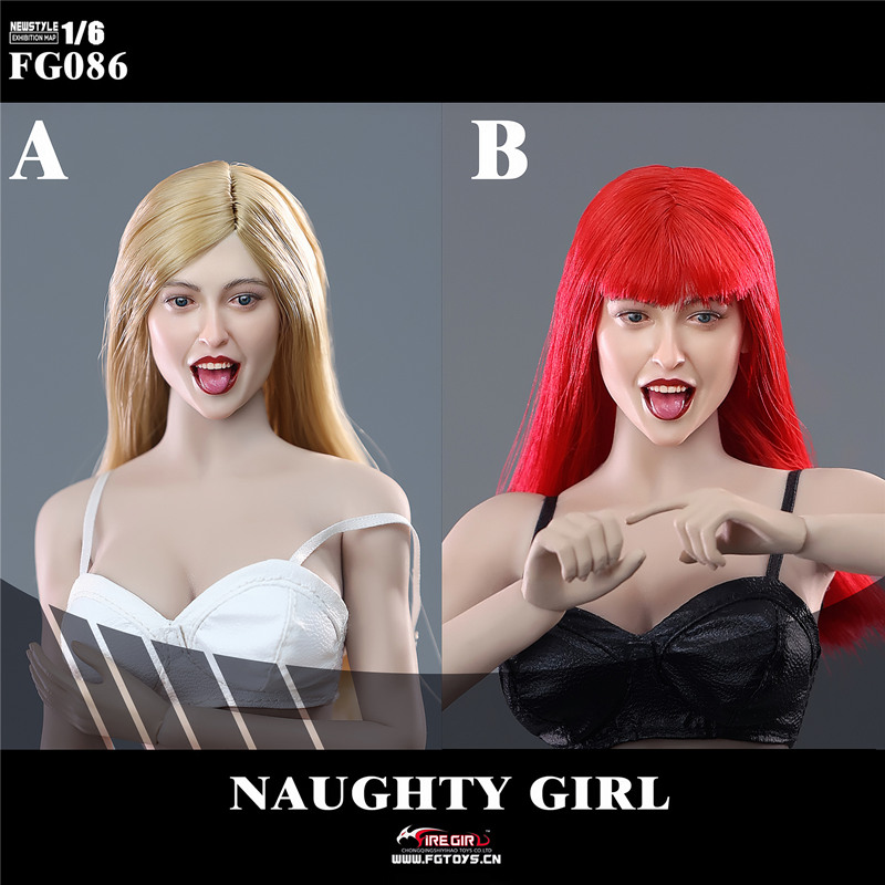 Fire Girl Toys FG086 1/6 Naughty Girl Yoki Headsculpt