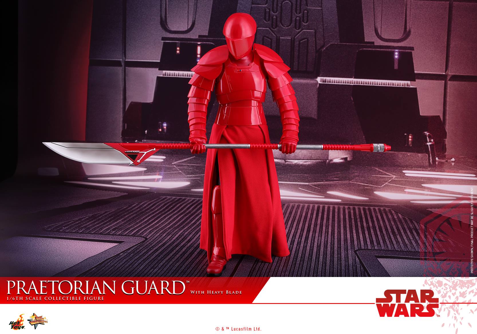 Hot Toys MMS453 STAR WARS: THE LAST JEDI - PRAETORIAN GUARD (WITH HEAVY BLADE)