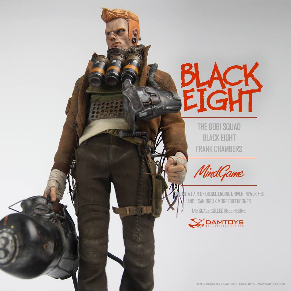 DAMTOYS MindGame Series ZP001 The Gobi Squad - Black Eight Frank Chambers