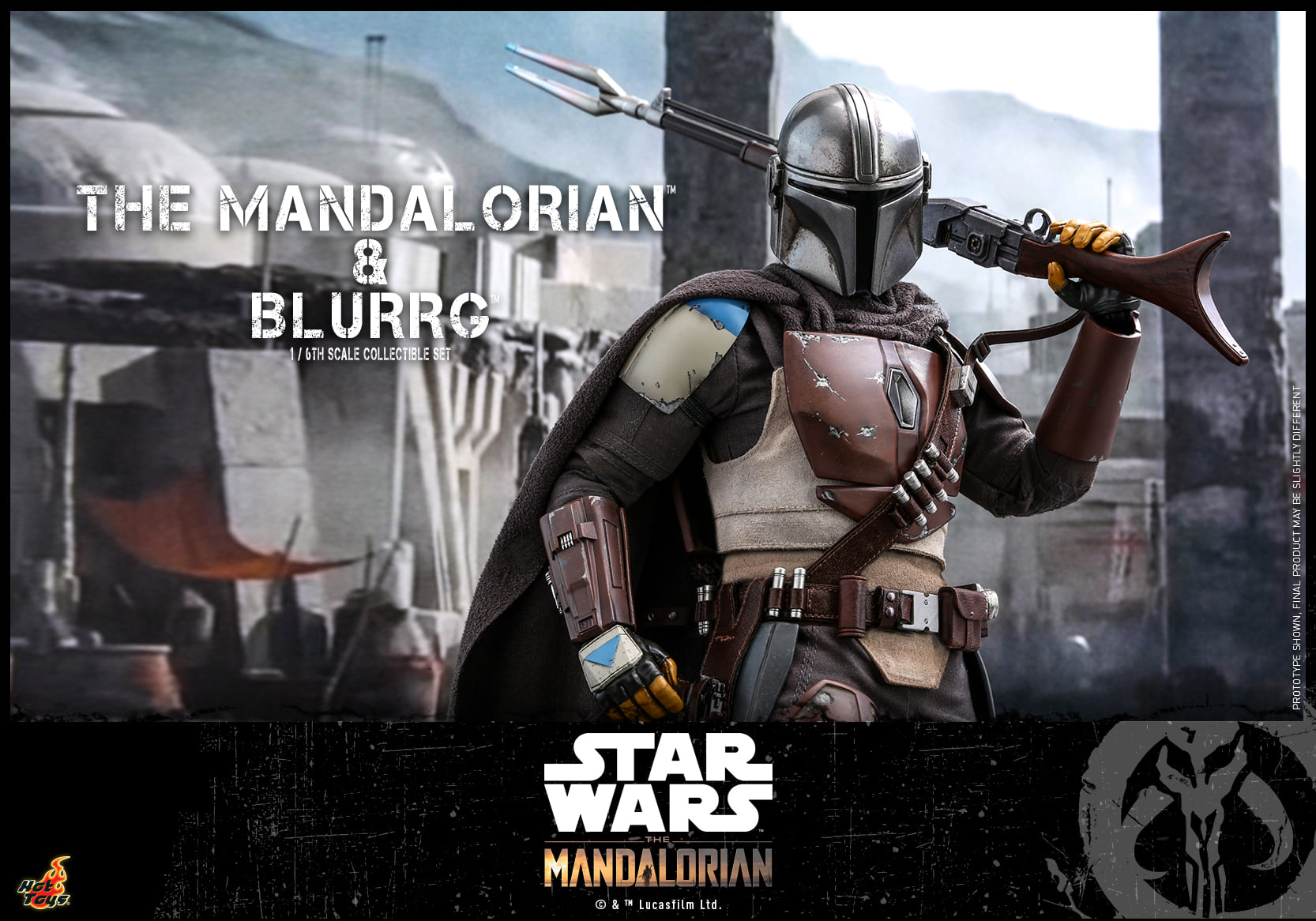 Hot Toys TMS046 1/6 Star Wars: The Mandalorian™ - Mandalorian™ & Blurrg™