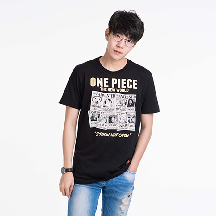 เสื้อยืดการ์ตูนวันพีซ WANTED