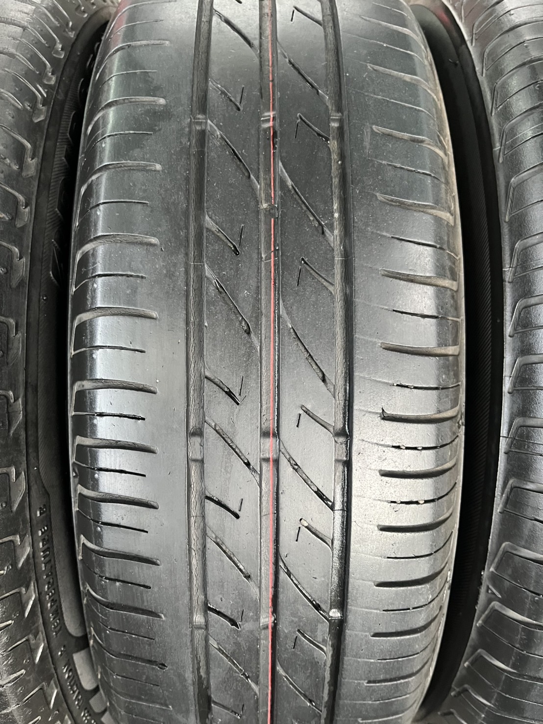 ✨ล้อกระทะพร้อมยาง✨4รู100✨Mitsu ขอบ 14 สภาพดี