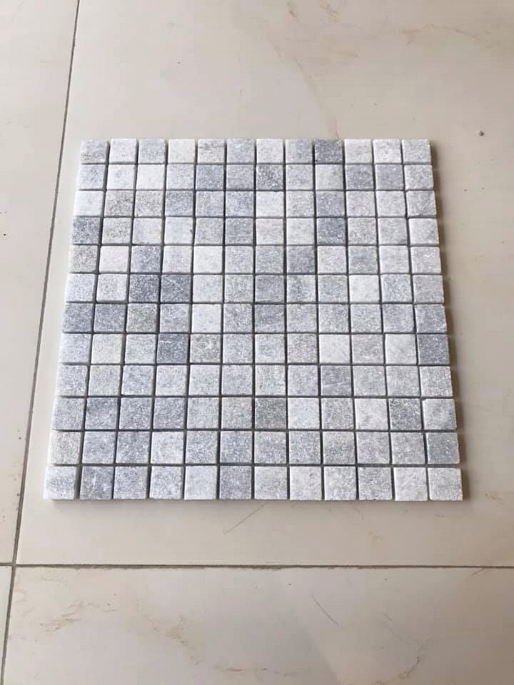 หินสวย Crystal Black Mosaic หินธรรมชาติ พร้อมส่ง