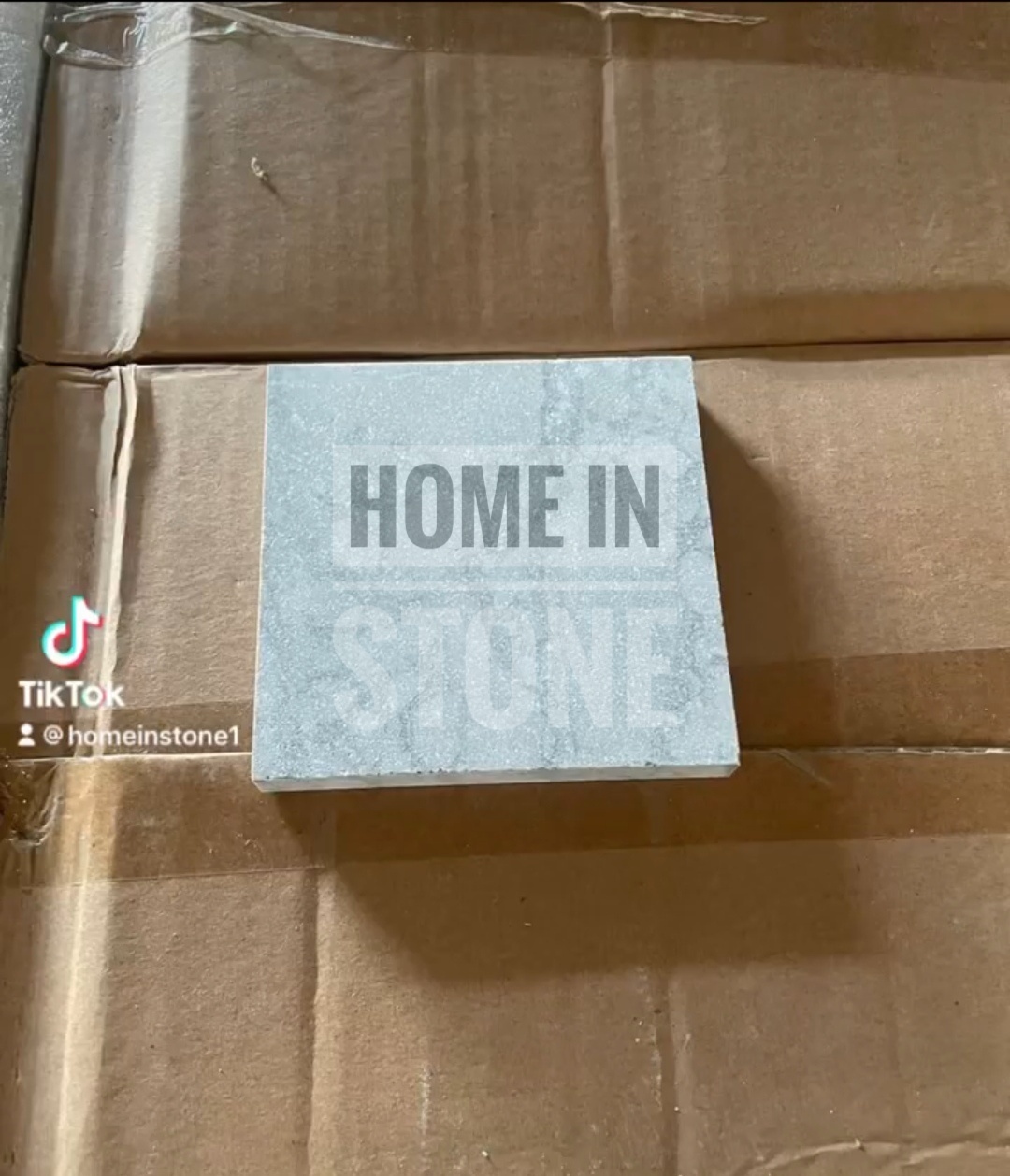 หินธรรมชาติ ลายสวย รุ่นไวท์คลาวดี้ ขนาด 10x10