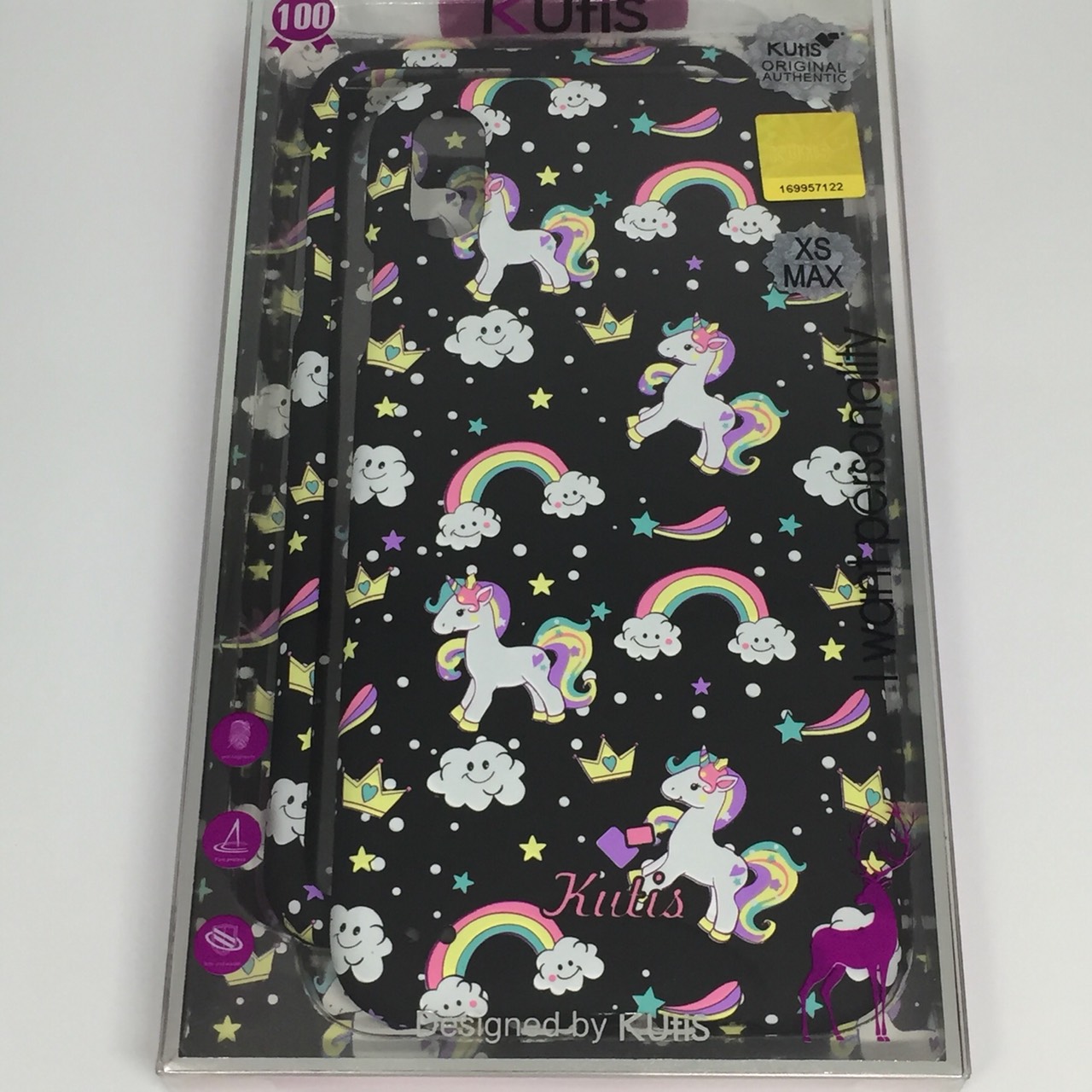 เคสคูทิส (Kutis) ไอโฟนXSMAX(ลาายม้าโพนี่สีดำ)