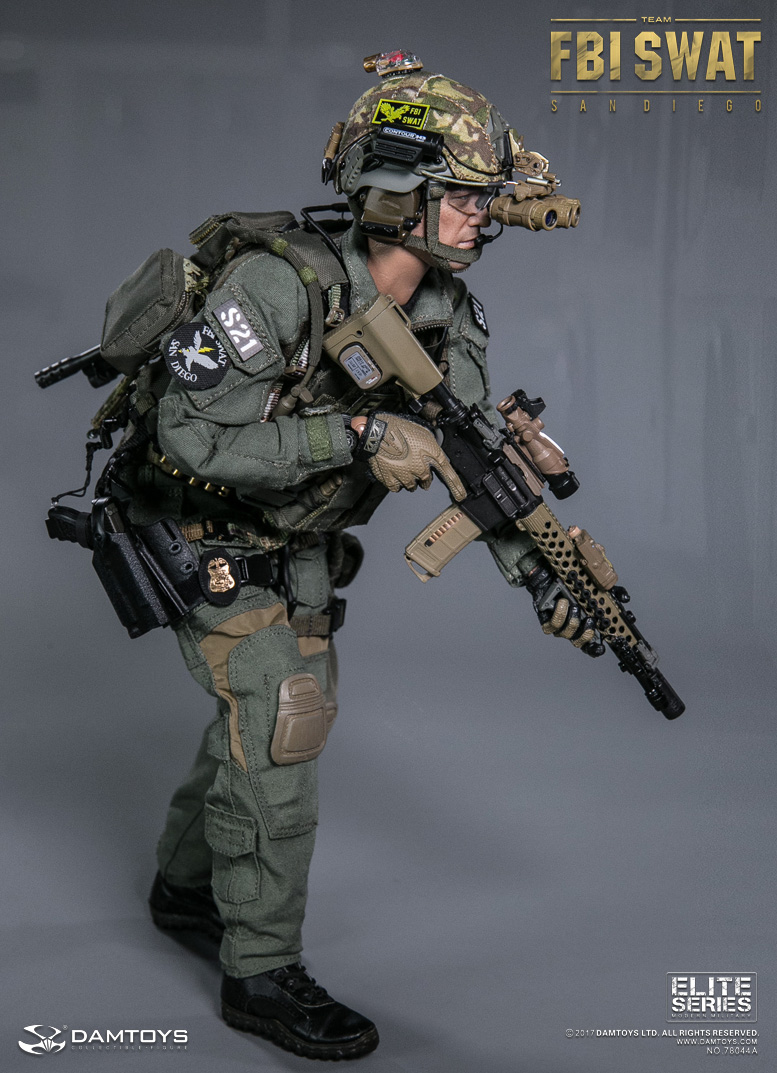 DAMTOYS No.78044 FBI SWAT TEAM AGENT - SAN DIEGO