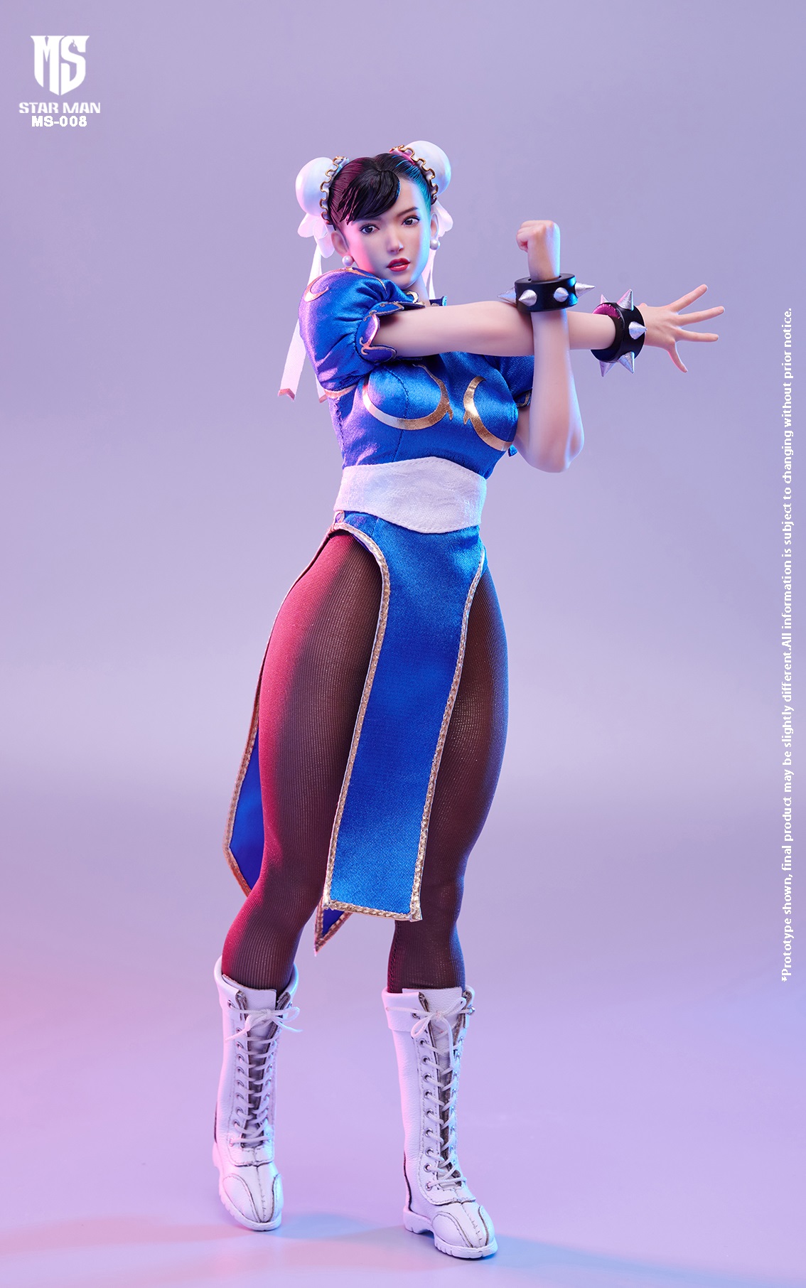 STAR MAN MS-008A Female fighter Chun-li (Blue Cheongsam Version)