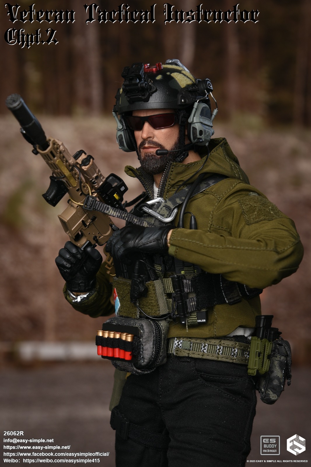 Easy&Simple ES 26062R 1/6 Veteran Tactical Instructor Chapter II