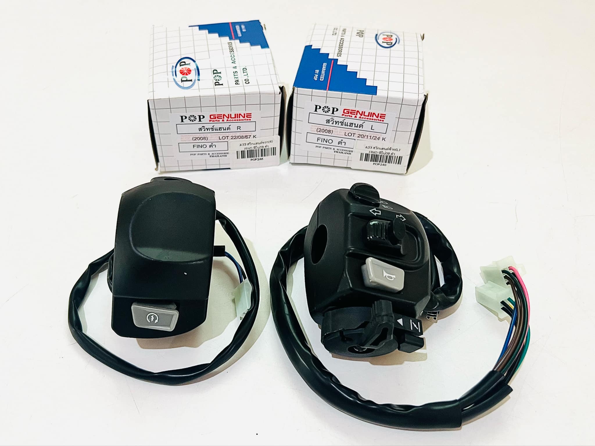 สวิทแฮนด์ ฟีโน่ Fino ซ้าย+ขวา สตาร์ทเท้า 1 คู่ เลือกสีได้เลย A33