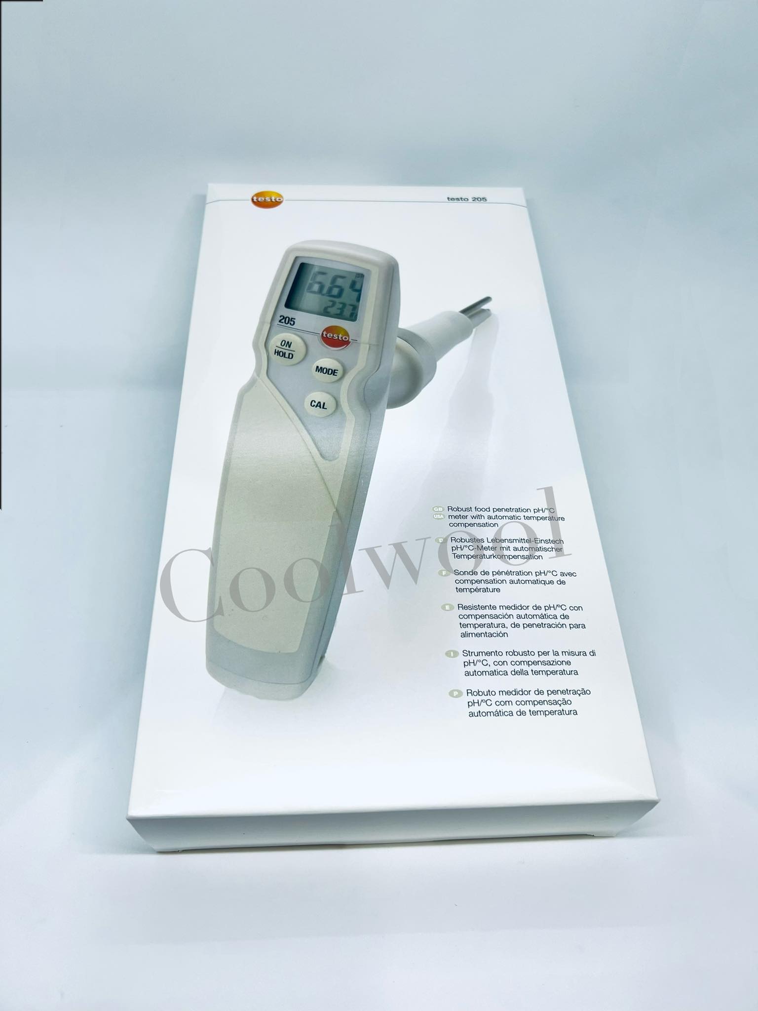 เครื่องวัดอุณหภูมิ/pH ในเนื้อสัตว์ และอาหารชนิดกึ่งแข็ง Semi Solid