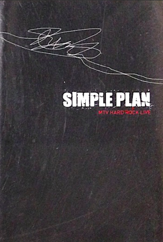 SIMPLE PLAN mtv hard rock live cassette