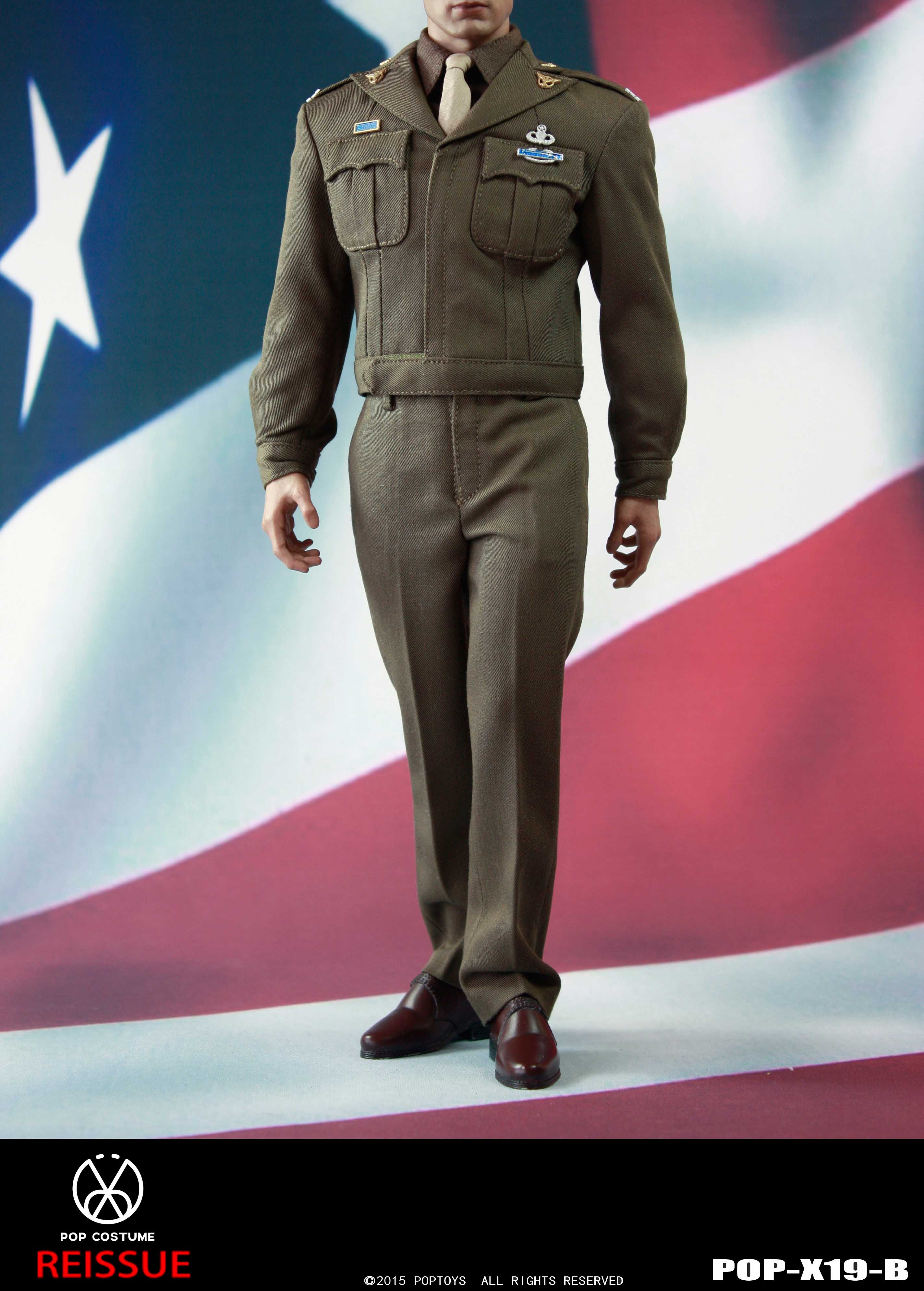 POPTOYS X19B WWII Golden Ages Captain Uniform suit