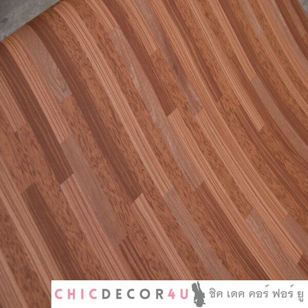 พีวีซีปูพื้น ลายไม้ สีส้ม JP-005 หน้ากว้าง 100 ซม หนา 0.6 มม ยาวเมตรละ