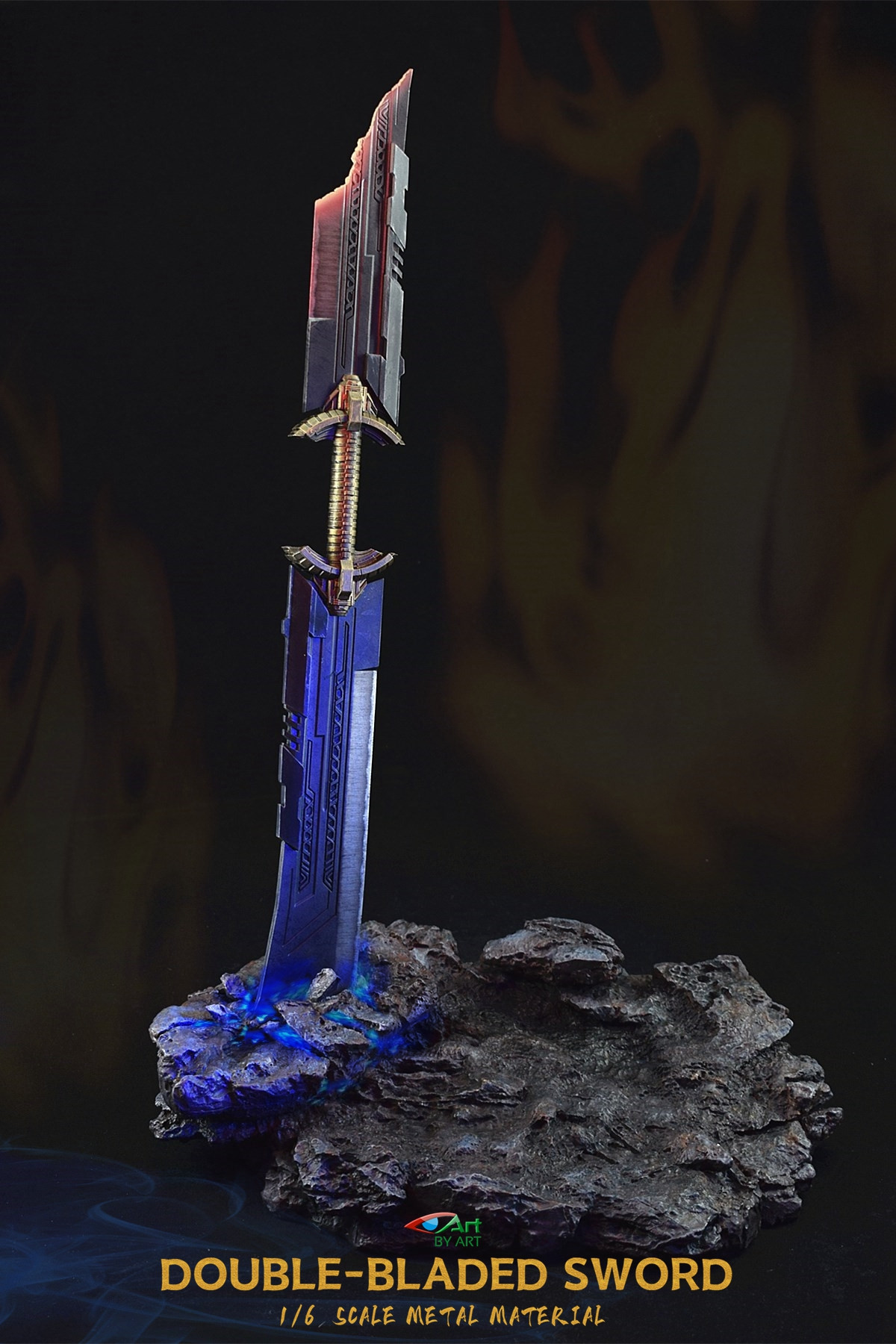 BY-ART BY-P5 1/6 Double-Bladed Sword