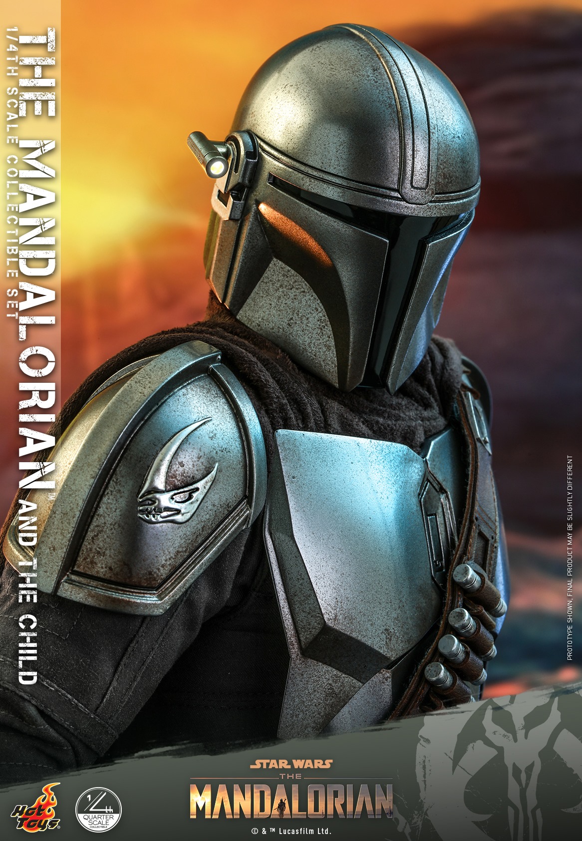 Hot Toys QS016 1/4 Star Wars™ The Mandalorian™ - The Mandalorian & The Child