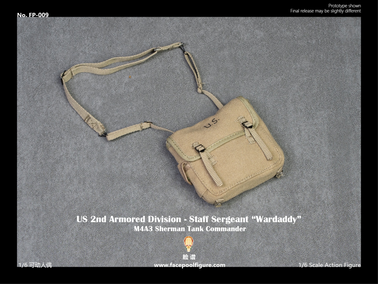 Facepoolfigure FP-009B 1/6 US 2nd Armored Division - Staff Sergeant "Wardaddy" (Special Edition)